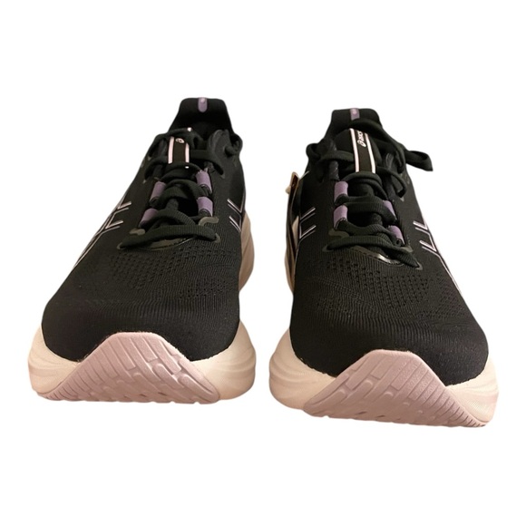 COPY - Asics Gel Nimbus 26 Women’s 10 Black Purple Running Shoes - Picture 2 of 5
